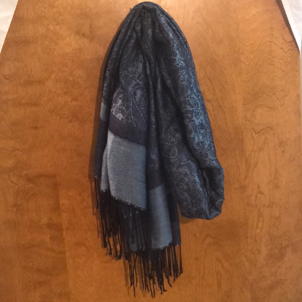 Beautiful, elegant soft blue scarf